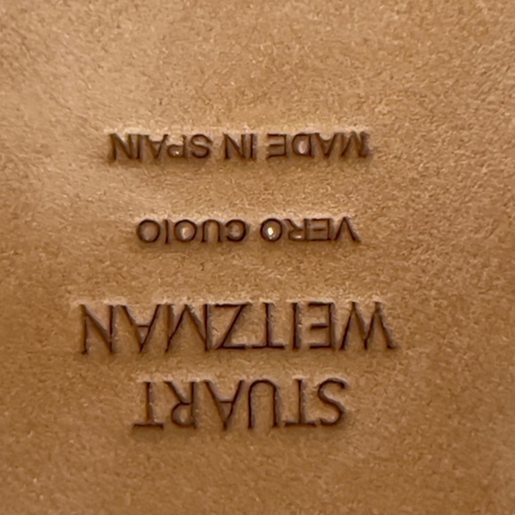 Stuart Weitzman Muletown Round Toe Mules Slip On Flat Orange Satin - Picture 5 of 16